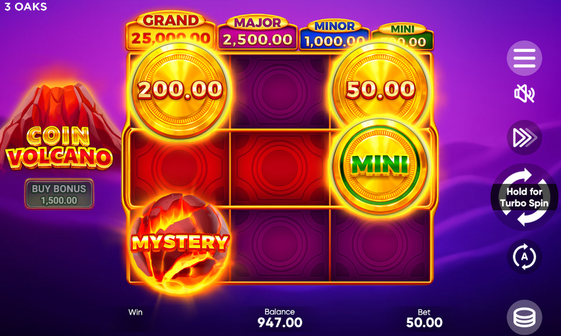 Coin Volcano slot game
