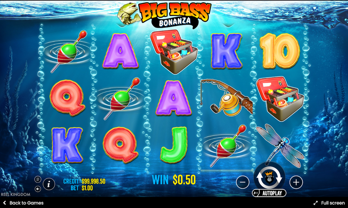 Big Bass Bonanza slot game