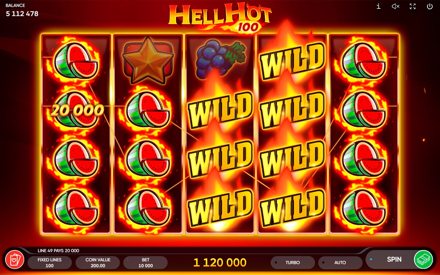 Hell Hot 100 slot game