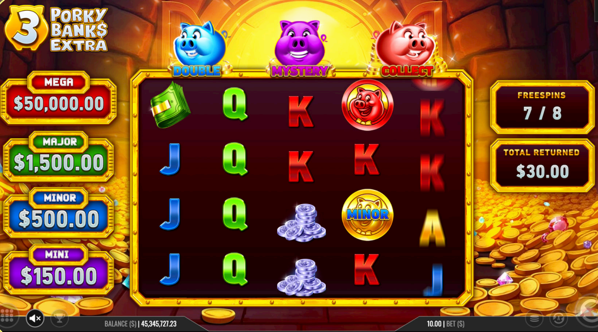 3 Porky Banks Extra slot game