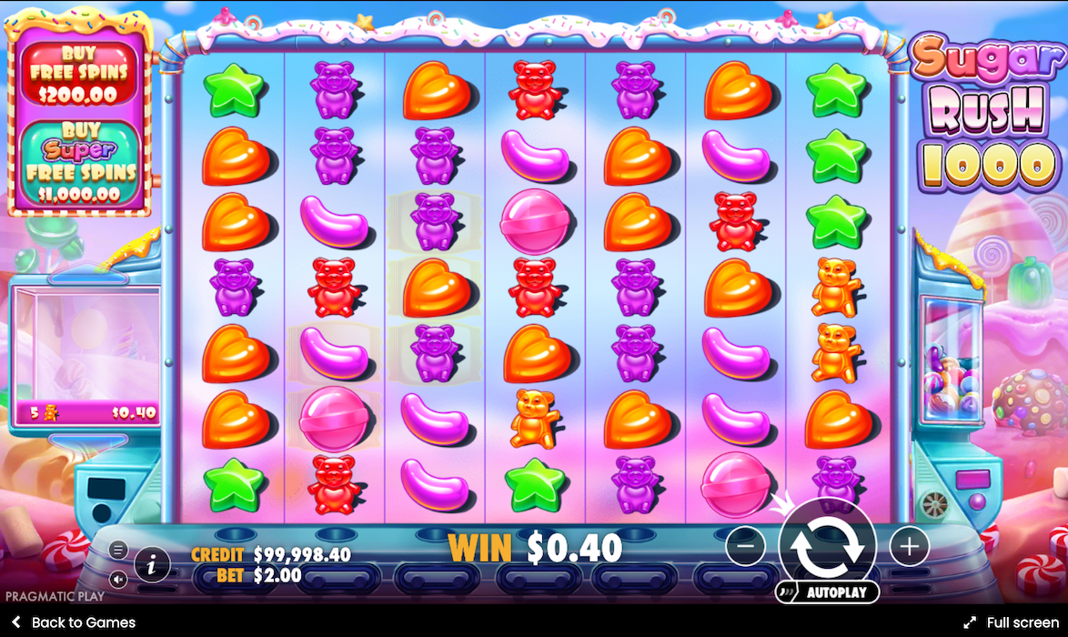 Sugar Rush 1000 slot game