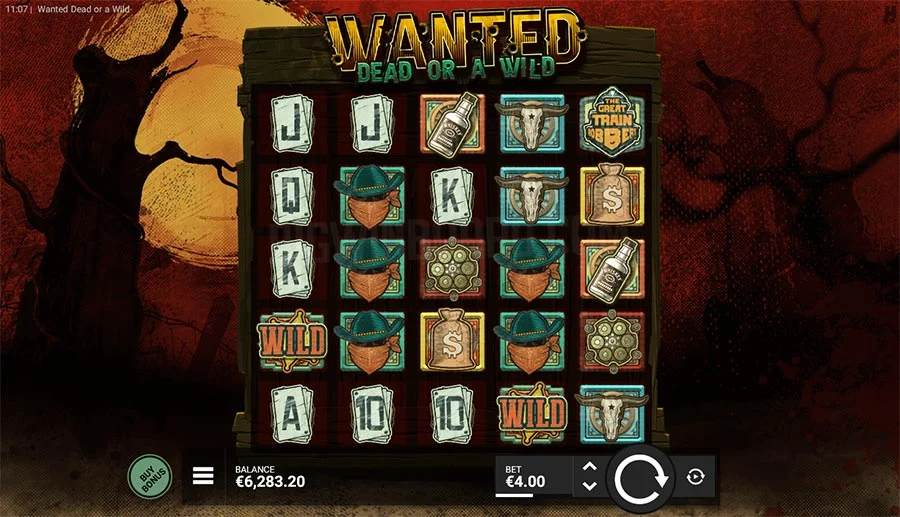 Wanted Dead or a Wild slot game