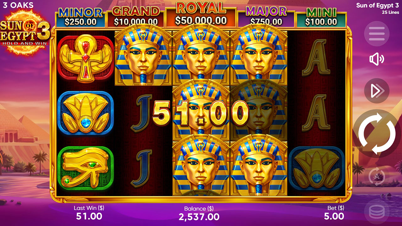 Sun of Egypt 3 slot game