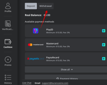 Buran casino withdrawal problems