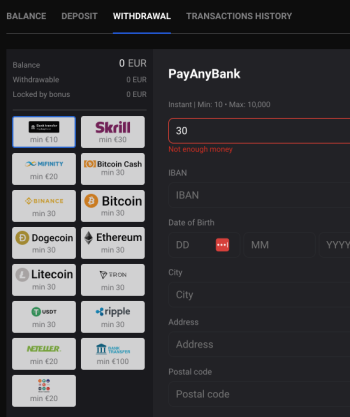 Neospin casino withdrawal problems