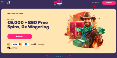 wild fortune casino withdrawal