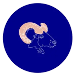Deep blue enhances the intuition of Aries individuals